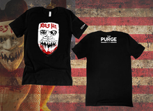 Load image into Gallery viewer, The Purge - Kiss Me Mask Shirt
