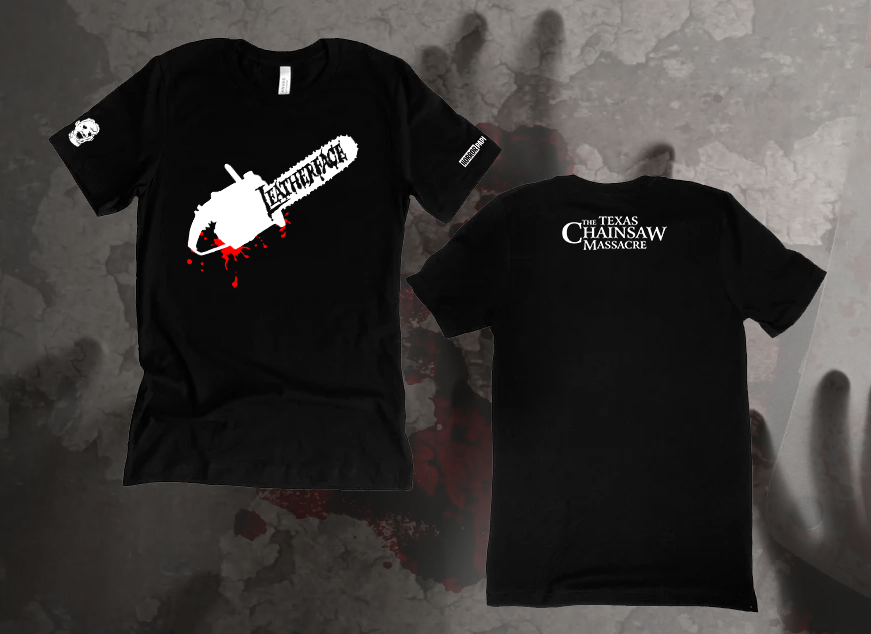 Texas Chainsaw Massacre Leatherface Chainsaw Shirt