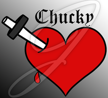 Load image into Gallery viewer, Bride of Chucky Temporary Tattoo v1 Set of 3
