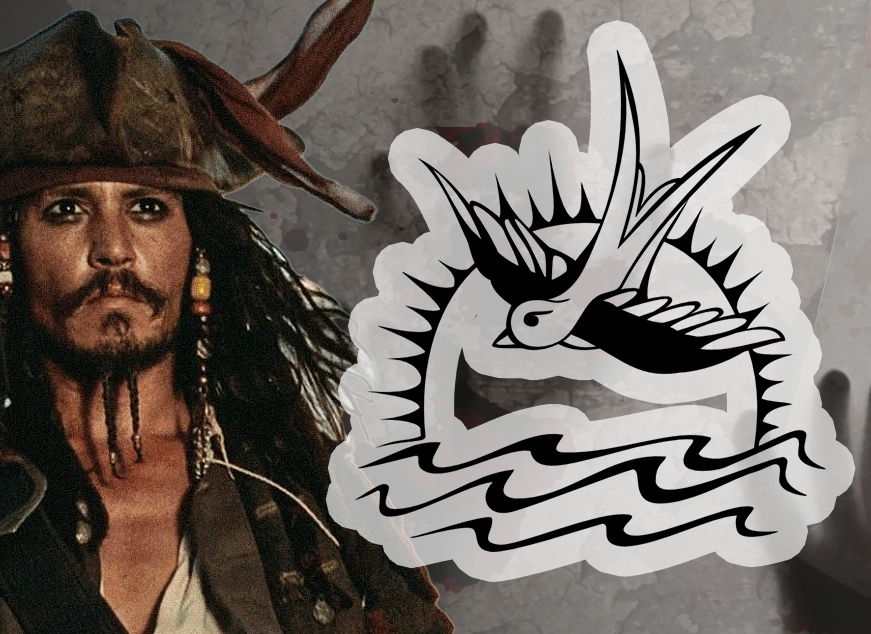 Captain Jack Sparrow Temporary Tattoo Set of 3 – Cosplay Horror