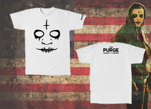 Load image into Gallery viewer, The Purge - Upside Down Crucifix Shirt
