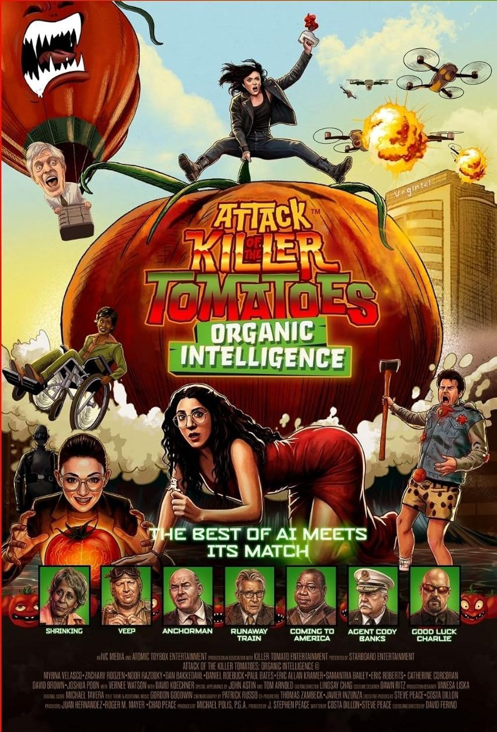 Attack of the Killer Tomatoes: Organic Intelligence Movie Poster